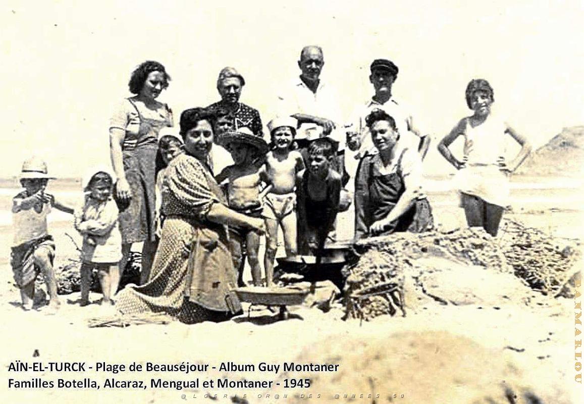 Ain-el-Turck - Plage Beausejour - 1945.jpg